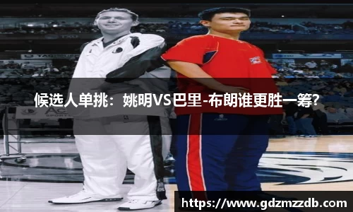 候选人单挑：姚明VS巴里-布朗谁更胜一筹？